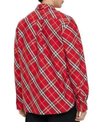  Relaxed Fit Check Cotton Shirt