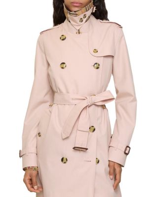 Short Tropical Gabardine Kensington Trench Coat