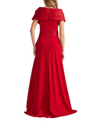  Milica Draped Portrait Collar Gown
