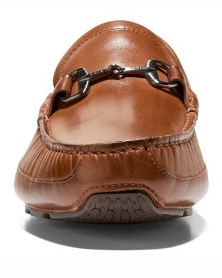 Men's Hutchison Grand Brown Leather Driving Loafers