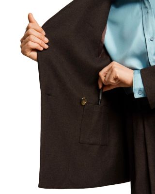 Lenox Leather Belt Blazer