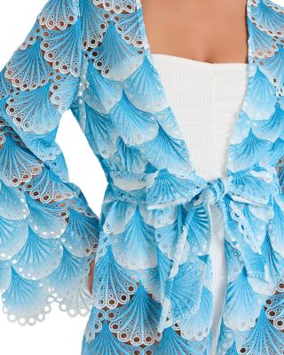 Jessie Bubble Wave Lace Swim Cover Up