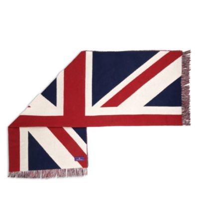 Union Jack Merino Wool Throw