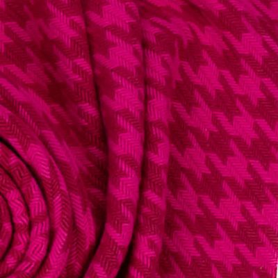 Houndstooth Naturally Weighted Wool Throw