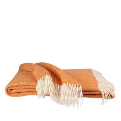 Herringbone Merino Wool Throw 