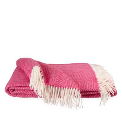 Herringbone Merino Wool Throw 