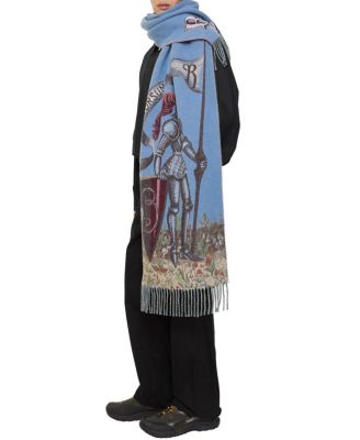  Knight Portrait Cashmere Scarf
