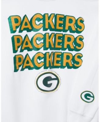  Unisex NFL Green Bay Packers Repeat Bling Flea Market Crew Fleece