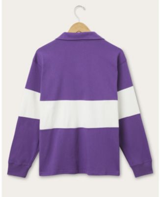  Women's NFL Baltimore Ravens Rugby Long Sleeve Sweater