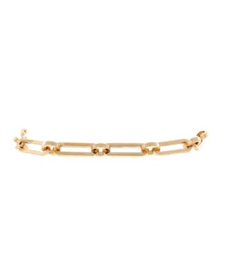 Small Kelly Chaine Bracelet 18K Gold with Diamonds