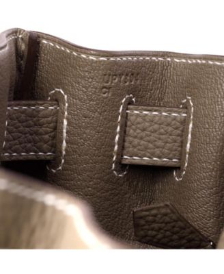 Kelly 28 Handbag Grey Togo with Palladium Hardware