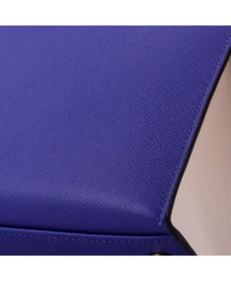 Kelly 28 Handbag Bicolor Epsom with Gold Hardware