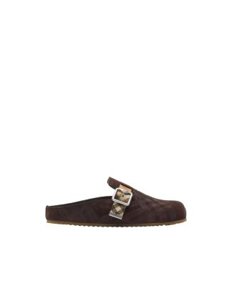 Women's Check Suede Urchin Clogs