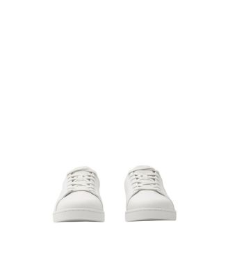  Women's Embossed Check Leather Set Sneakers