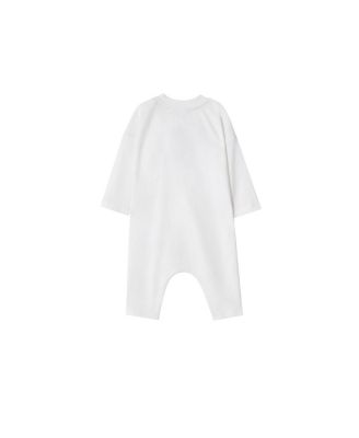  Burberr EKD Check Cotton Jumpsuit - Baby