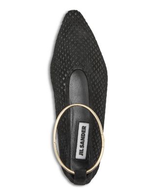 Women's Ballerina Ring Perforated Flats