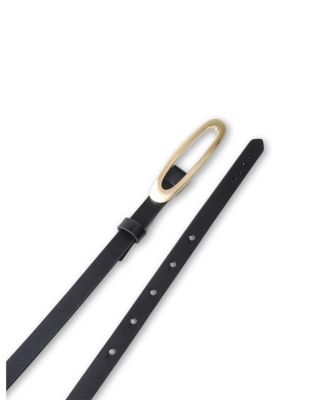 Women's Ovala Narrow Leather Belt