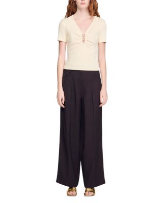 Embellished Cropped Tee