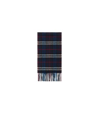 Unisex Check Cashmere Scarf - Big Kid