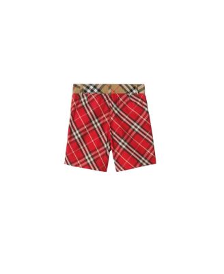 Boys' Check Cotton Shorts - Little Kid, Big Kid