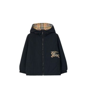 Boys' Reversible Check Hooded Jacket - Little Kid, Big Kid
