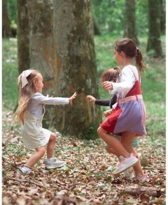 Girls' Rosebed Chunky Cord Overall Dress - Baby, Little Kid