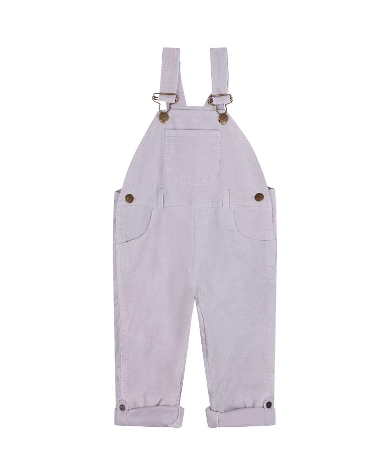 Dotty Dungarees Unisex Fog Corduroy Overalls - Baby, Little Kid
