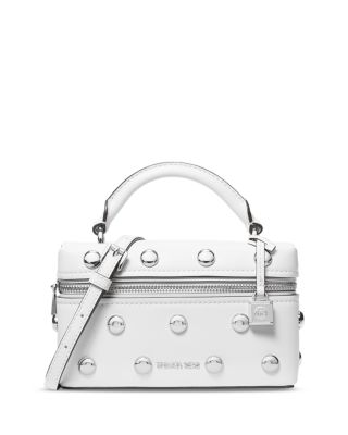 Jana Mini Studded Leather Top Handle Crossbody