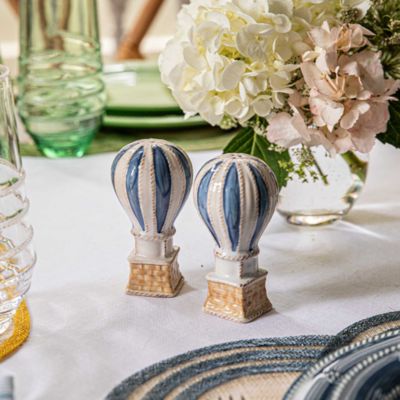 L'Amour Toujours Hot Air Balloon Salt and Pepper Shaker Set