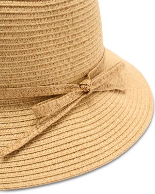 Mariella Packable Straw Cloche