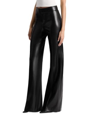 Dylan Faux Leather Wide Leg Pants 