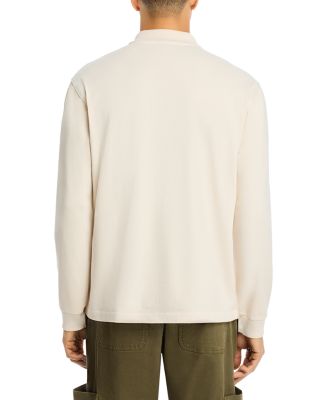 Long Sleeve Cotton Polo Shirt
