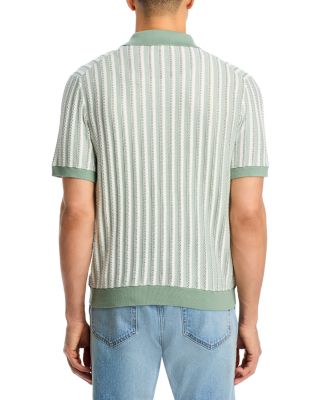 Vertical Stripe Button Shirt