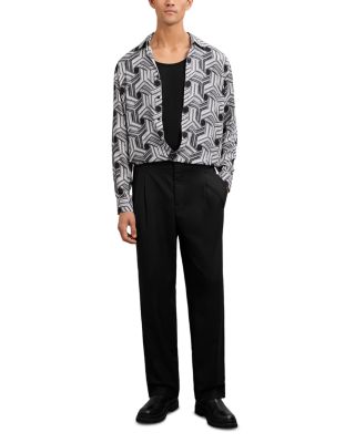 Conduit Long Sleeve Abstract Stripe Printed Shirt