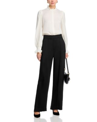 Harley Silk Blend Ruffle Blouse