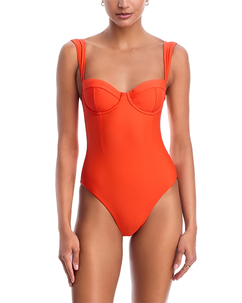 Simkhai Kyle Bustier One Piece Swimsuit