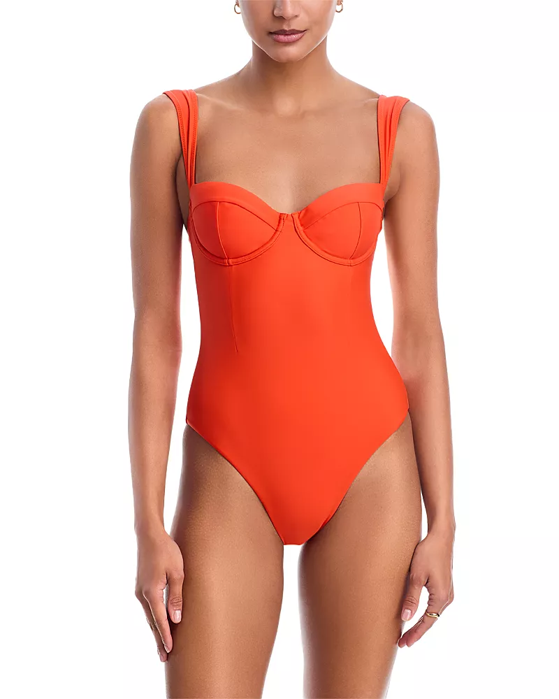 Simkhai Kyle Bustier One Piece Swimsuit