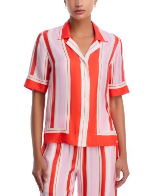 Koda Button Down Shirt & Zuna Straight Leg Pajama Pants