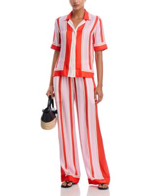 Koda Button Down Shirt & Zuna Straight Leg Pajama Pants