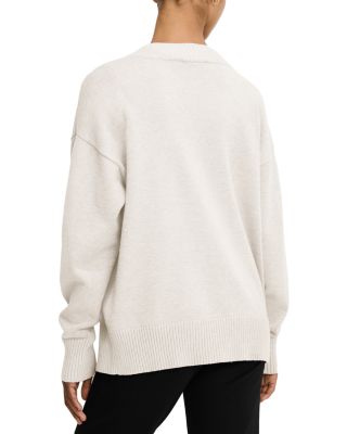 Deep V Knit Sweater