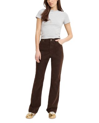 Better Than Suede Good True Straight Faux Suede Pants