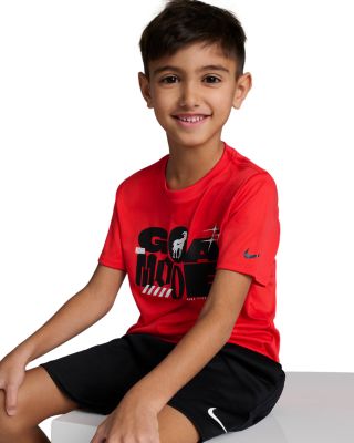 Boys' Multi Mesh Logo Shorts - Little Kid