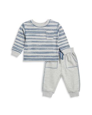 Boys' Sky High Striped Pullover Top & Pants Set - Baby