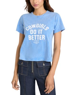 Garment Dyed Cowgirls Do It Better Tee