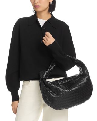 Intrecciato Leather Shoulder Bag