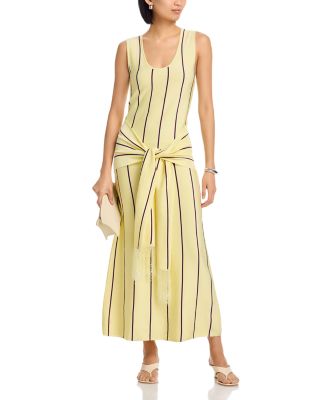 Striped Midi Tank Dress