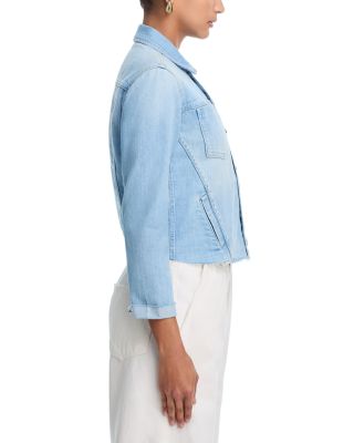 Janelle Slim-Fit Raw Denim Jacket