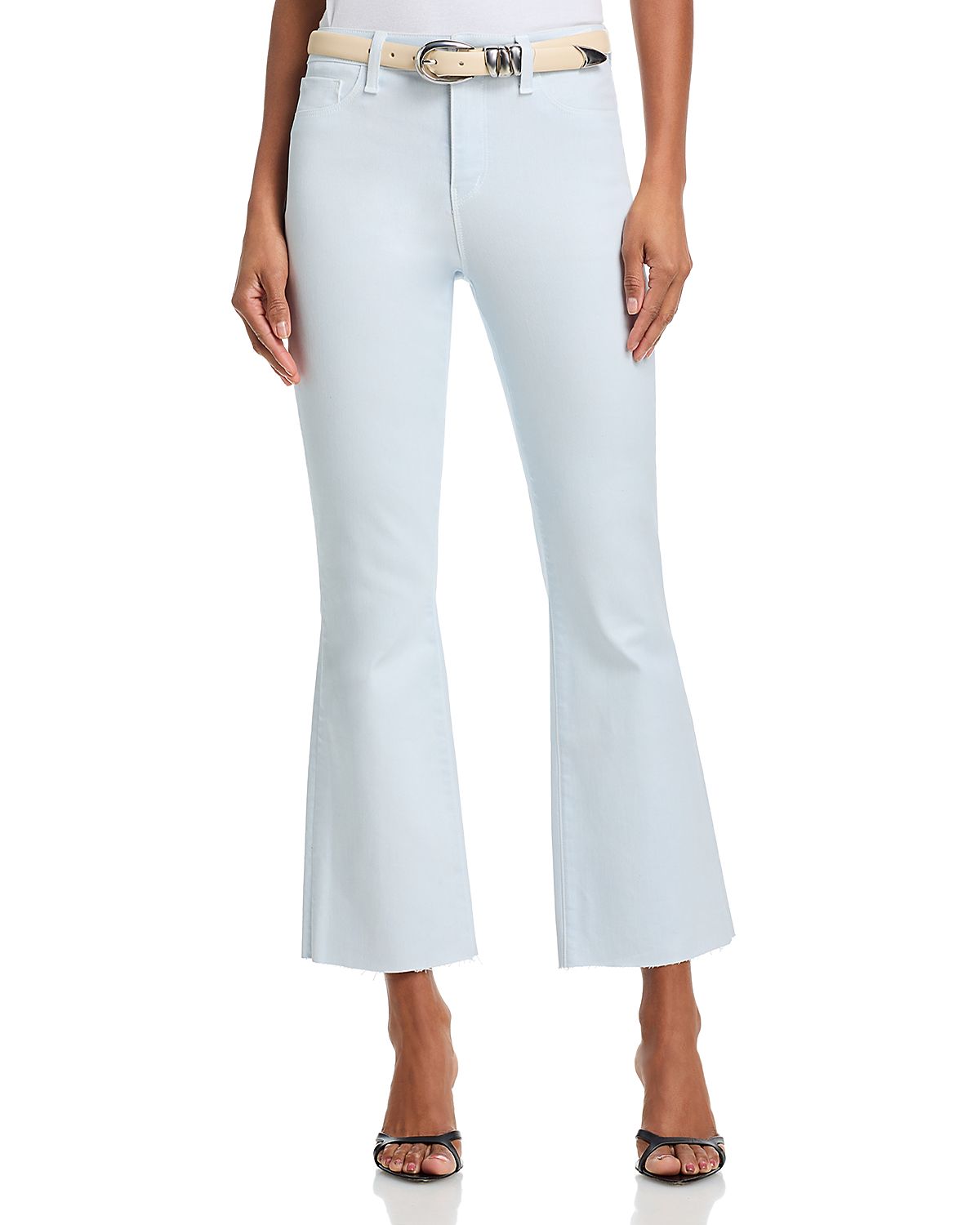 L'Agence Kendra High Rise Cropped Flared Jeans