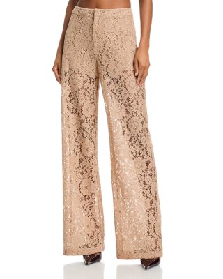 Chamberlain Lace Blazer, Aislin Lace Bralette Top & Livvy Lace Straight Leg Trousers