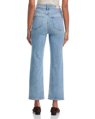 Stevie High Rise Ankle Straight Jeans in Lisbon Light